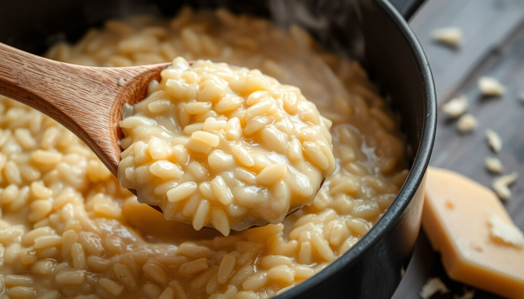 Slik lager du kremet risotto med perfekt stivelseskjemi